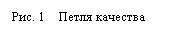 Text Box: Рис. 1 Петля кaчествa