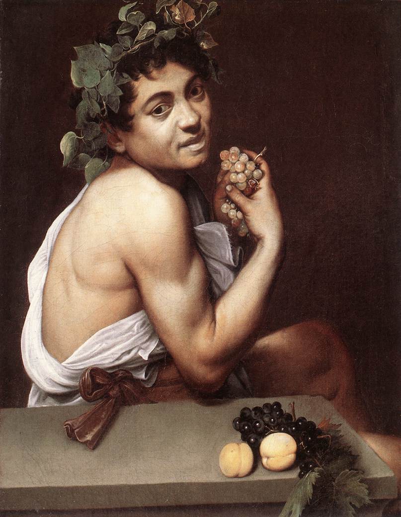  , 1953 <br>   ,  <br> Sick Bacchus c. 1593 Oil on canvas, 67 x 53 cm Galleria Borghese, Rome 
