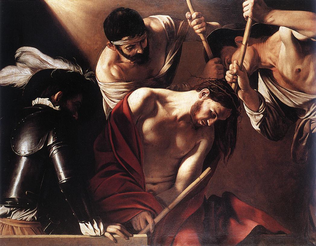   . <br> The Crowning with Thorns. Oil on canvas, 127 x 165,5 cm. Kunsthistorisches Museum, Vienna. 