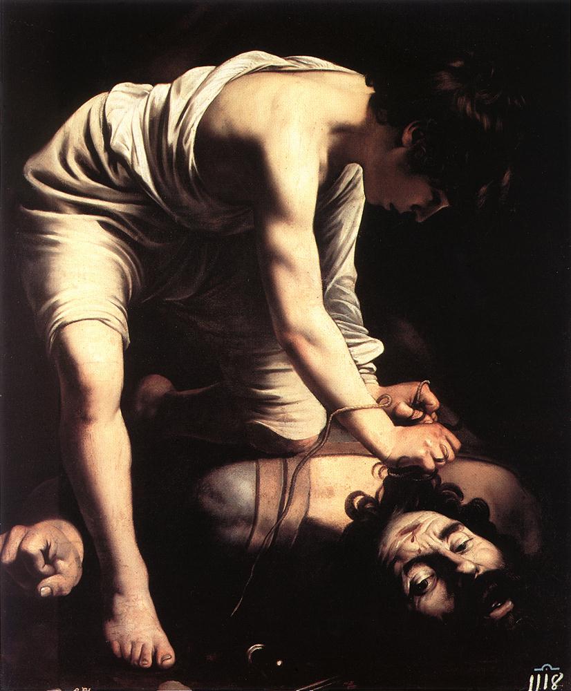 <br> David. 1600. Oil on canvas, 110 x 91 cm. Museo del Prado, Madrid. 