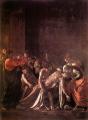 The Raising of Lazarus. 1608-09. Oil on canvas, 380 x 275 cm. Museo Nazionale, Messina.