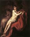 Святой Иоанн Баптист, 1610<br> Галерея Боргезе, Рим <br> St John the Baptist. 1610. Oil on canvas, 159 x 124 cm. Galleria Borghese, Rome.