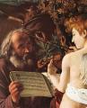 Отдых на пути в Египет (фрагмент) <br> Галерея Дориа-Памфили, Рим <br> Rest on Flight to Egypt (detail). 1596-97. Oil on canvas, width of detail: 48 cm. Galleria Doria-Pamphili, Rome.