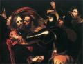 Разговор Христа. <br> The Taking of Christ. c. 1598. Oil on canvas, 133 x 171 cm. Museum of Western European and Oriental Art, Odessa.
