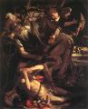 Превращение святого Павла <br> The Conversion of St. Paul. 1600. Oil on cypress wood, 237 x 189 cm. Odescalchi Balbi Collection, Rome.