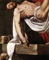 Положение во гроб (фрагмент) <br> Пинакотека, Ватикан <br> The Entombment (detail). 1602-03. Oil on canvas, width of detail: 118 cm. Pinacoteca, Vatican.