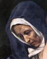 Положение во гроб (фрагмент) <br> Пинакотека, Ватикан <br> The Entombment (detail). 1602-03. Oil on canvas, width of detail: 30 cm. Pinacoteca, Vatican.