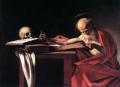 Святой Джером, 1606<br> Галерея Боргезе, Рим <br> St Jerome. c. 1606. Oil on canvas, 112 x 157 cm. Galleria Borghese, Rome.