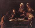 Ужин <br> Supper at Emmaus. 1606. Oil on canvas, 141 x 175 cm. Pinacoteca di Brera, Milan.