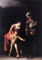 Мадонна и дьявол, 1606 <br> Галерея Боргезе, Рим <br> Madonna with the Serpent. 1606. Oil on canvas, 292 x 211 cm. Galleria Borghese, Rome.
