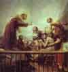 The Miracle of St. Anthony. 1798. Fresco. Detail of the decoration of the cupola of the Church of San Antonio de la Florida, Madrid, Spain. 