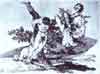 Desastre de la Guerra, 39;  Grande Bazana! Con Muertos! c.1810-1811. Etching and aquatint.