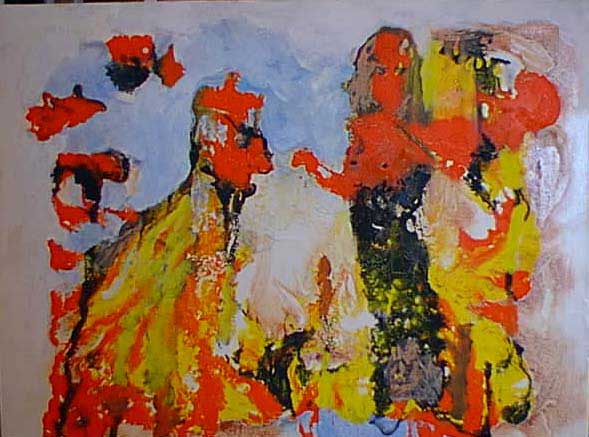   <br>Shakherizada and a Sultan<br>65x80, 2000 