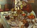Обеденный стол. 1897. Холст, масло. Частная коллекция.