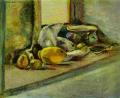 Голубой горшок и лимон. c. 1897. Холст, масло. Эрмитаж.