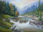 Водопад в Карпатах