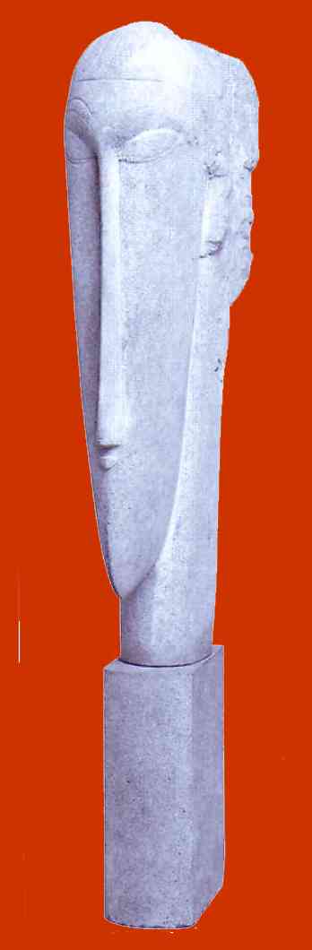 . 1911-12. Limestone. 63.5 x 12.5 x 35 cm. Tate Gallery, London, UK.  