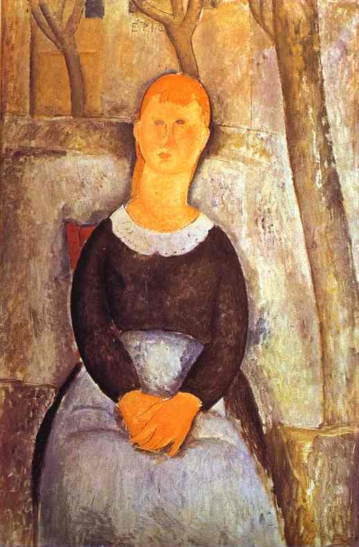 La Belle Epiciere. 1918.   . 100 x 65 cm.  .  
