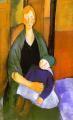,   . 1919.   . 130 x 81 cm. Musee d'Art Moderne, Villeneuve d'Ascq, France. 