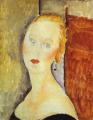 . (Portrait of Germaine Survage). 1918.   . Musee des Beaux-Arts, Nancy, France. . 