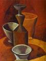   . 1908. Oil on cardboard. .	