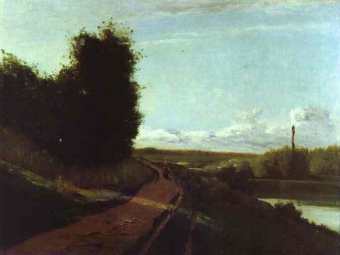 Bords de la Marne. 1864 