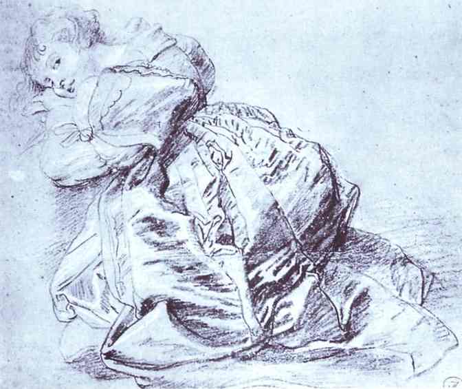    . 1632-1635. Chalk on paper. British Museum, London, UK.  