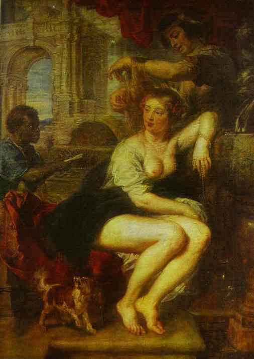 Bathsheba at the Fountain. c.1635.   .  , ,    