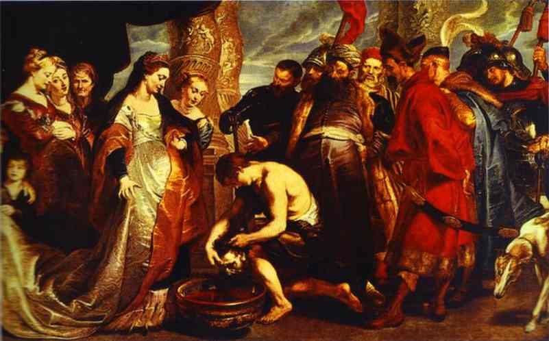 Queen Tomyris before the Head of Cyrus.   . The Museum of Fine Arts, Boston, MA, USA.   