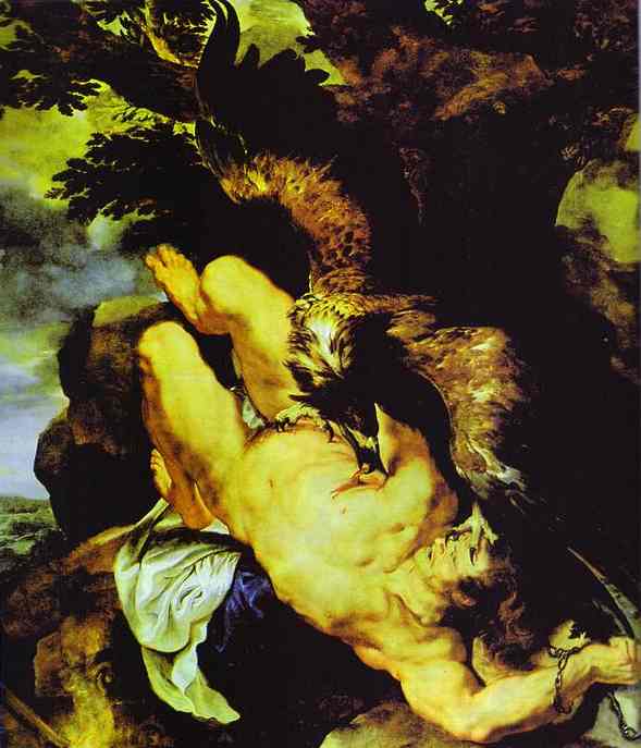 Chained Prometheus. 1611-1612.   . Philadelphia Museum of Art, Philadelphia, PA, USA.   