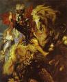 St. George and the Dragon. 1606-1607.   .   ,   