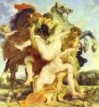 Castor and Pollux Abduct the Daughters of Leukyppos. c.1618.   . Alte Pinakothek, Munich, Germany.   