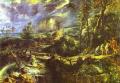 Stormy Landscape with Philemon and Baucis. c.1620.   . Kunsthistorisches Museum, Vienna, Austria.  