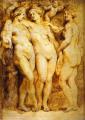 The Three Graces. 1628-1630.   . Palazzo Pitti, Galleria Palatina, Florence, Italy.  