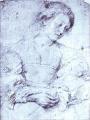  . 1630. Chalk on paper. Museum Boymans-van Beuningen, Rotterdam, Netherlands. 