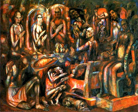  , 1913<br>  .  <br>The Banquet of Kings<br>Oil on canvas. The Russian Museum<br>175x215 cm 