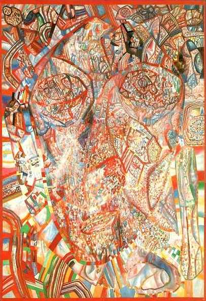  , 1923<br>  .  <br>A Living Head<br>Oil on canvas. The Russian Museum<br>85x78 cm 