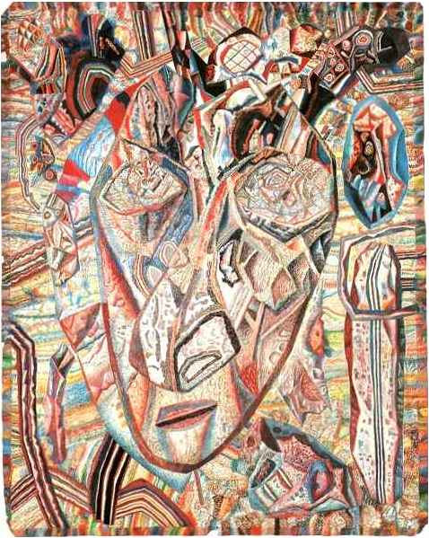 , 1924<br>    .  , <br>Oil and gouache on paper. The Ludwig Museum, Cologne, Germany<br>49.2x39.2 cm 