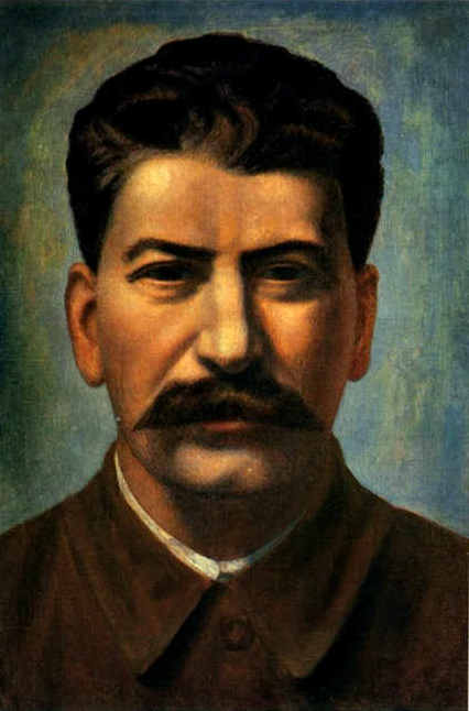  .., 1936<br>  .  <br>Portrait of I.V.Stalin<br>Oil on canvas. The Russian Museum<br>99x67 cm 