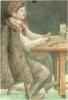  , 1913-1928<br>    .  <br>A French Worker<br>Watercolor and pencil on paper. The Russian Museum<br>20.2x15.3 cm