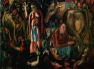 , 1914<br>  .  <br>The Dairy Women<br>Oil on canvas. The Russian Museum<br>117x152.5 cm