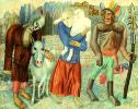   , 1918<br>  .  <br>Escape to Egypt<br>Oil on canvas. Private collection<br>71x88.9 cm