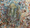 , 1930<br>  .  <br>A Head<br>Oil on paper. The Russian Museum<br>37.5x41 cm