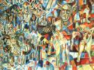 , 1930<br>  .  <br>Animals<br>Oil on paper. The Russian Museum<br>67.5x91 cm