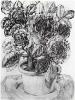 ,1912-1913<br>  .  <br>Flowers<br>Graphite pencil on paper, The Russian Museum<br>45.4x34 cm