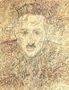  ..-, 1935-1936<br>, ,   .  <br>Portrait of N.N.Glebov-Putilovsky<br>Watercolor, Indian ink, feather on paper. The Russian Museum<br>59x46 cm