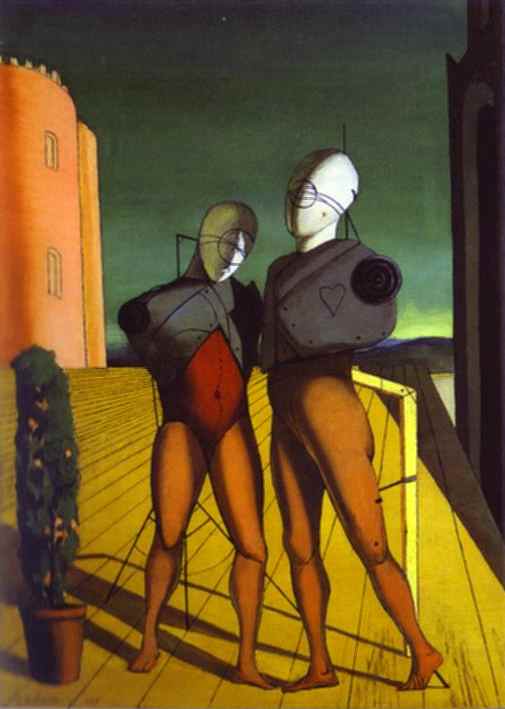 Le Duo (Les Mannequins de la tour rosel). 1915 