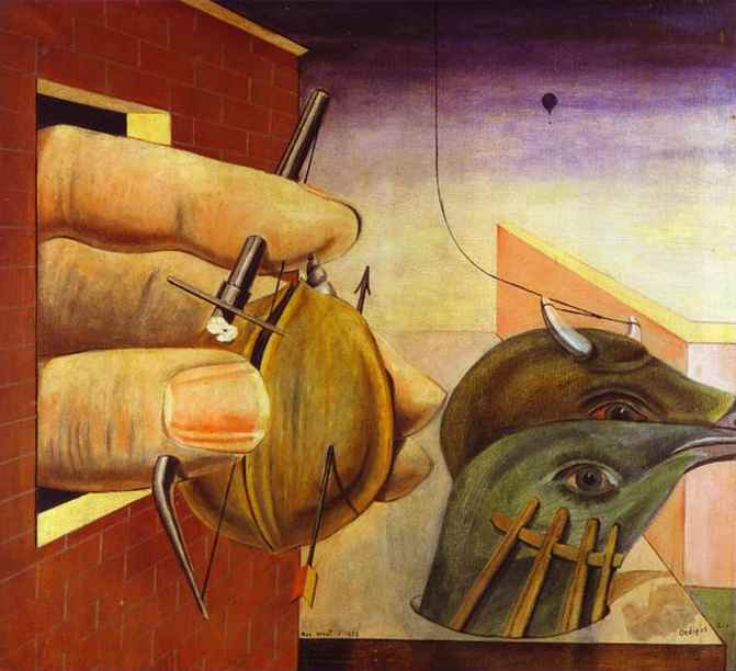 Oedipus Rex. 1922. Oil on canvas. Private collection. <br> 93 x 102 cm 