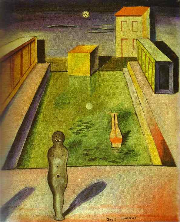 Aquis submersus. 1919.   . Stadelsches Kunstinstitut und Stadtische Galerie, -- <br> Aquis submersus. 1919. oil on canvas. Stadelsches Kunstinstitut und Stadtische Galerie, Frankfurt-on-Main, Germany. <br> 54 x 43.8 cm 