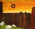 Fishbone Forest. 1927. Oil on canvas. Private collection. <br> 54 x 65 cm